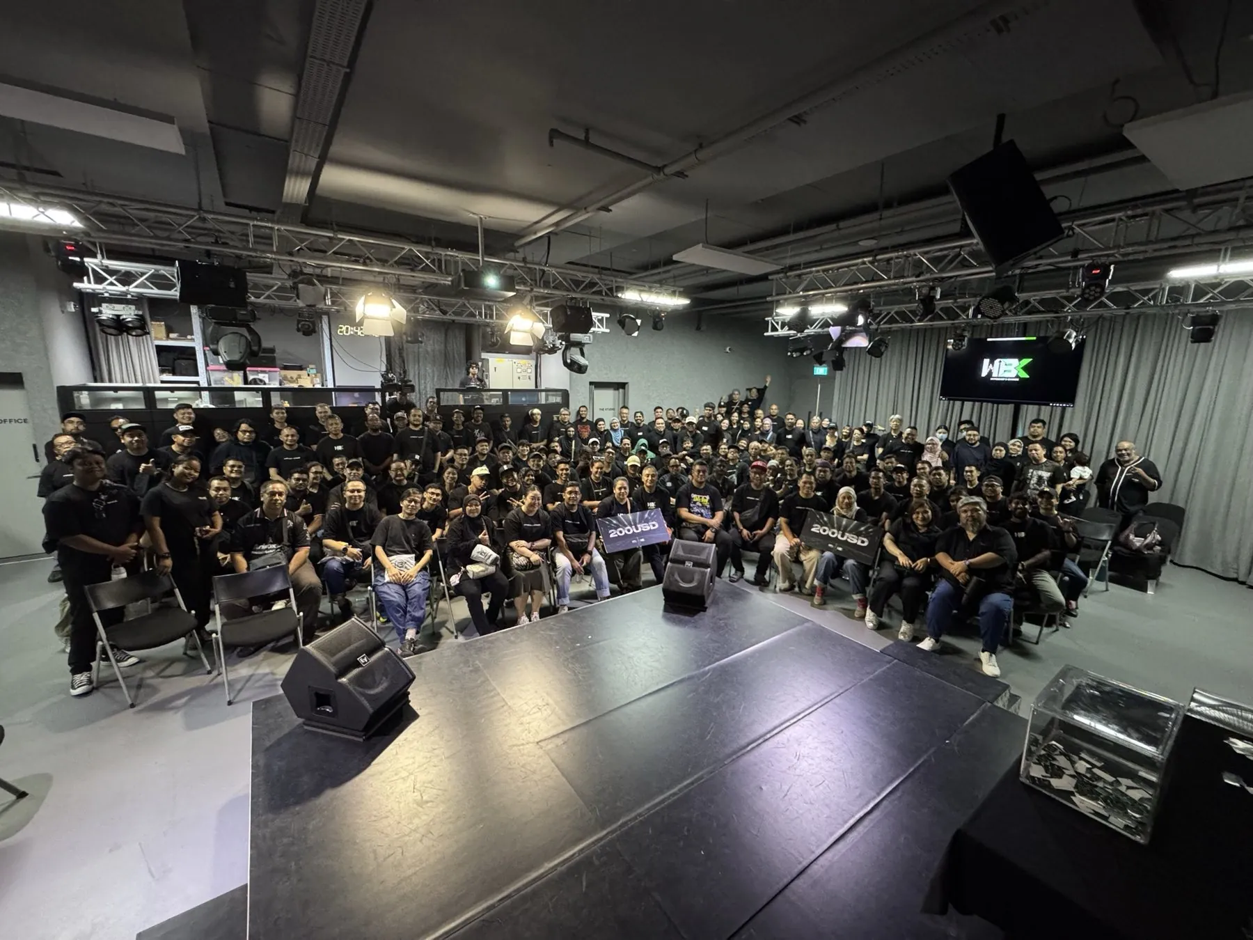 A full studio at an HBX session in Singapore